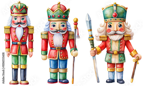 Colorful Nutcracker Toy Soldiers for Holiday Decor