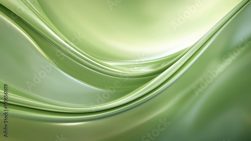 Elegant Modern Abstract Background in Soft Green Tones