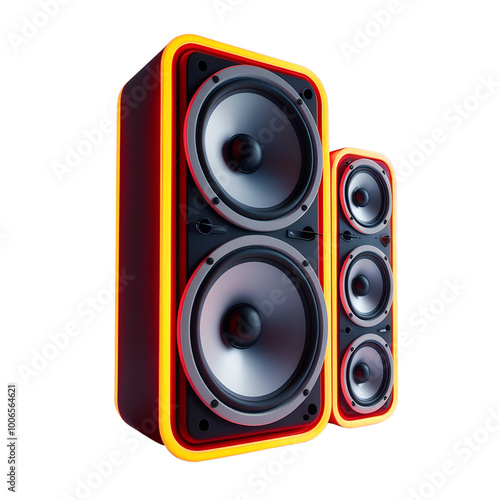 audio speaker isolated