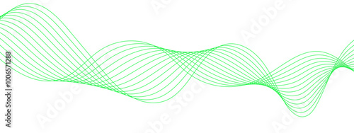 Abstract background with striped ribbons vector background with lines. wave shape is clearly visible and has smooth curves to represent different sounds. Modern technology background, wave design.