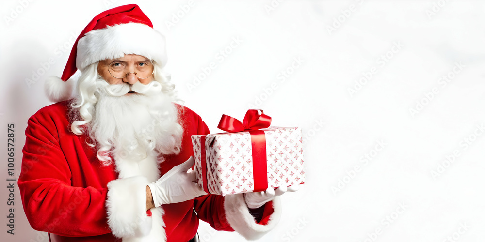 Flat Santa's Innovative Gift Wrapping: Close-Up on Smart Technology & Creative Wrapping Concepts in Simple Vector Illustration Flat Santa's Innovative Gift Wrapping: Close-Up on Smart Technology & Creative Wrapping Concepts in Simple Vector Illustration