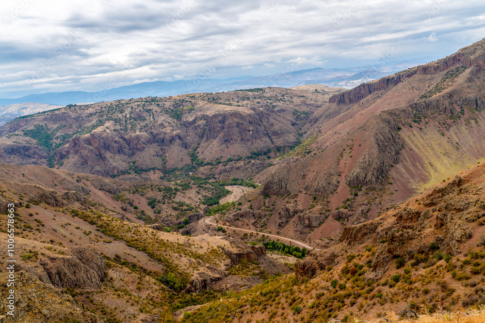 Landform consisting of hills and valleys. Kizilcahamam, Ankara. Landform consisting of hills and valleys. Kizilcahamam, Ankara.