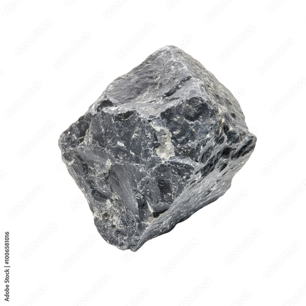 Grey Rock Isolated on White Background Grey Rock Isolated on White Background