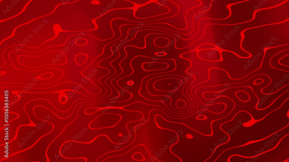 Abstract red gradient on art template pattern on flowing line animation background. Suitable for modern, abstract designs. 4k Abstract red gradient on art template pattern on flowing line animation background. Suitable for modern, abstract designs. 4k
