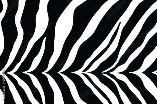 Flat zebra skin pattern background