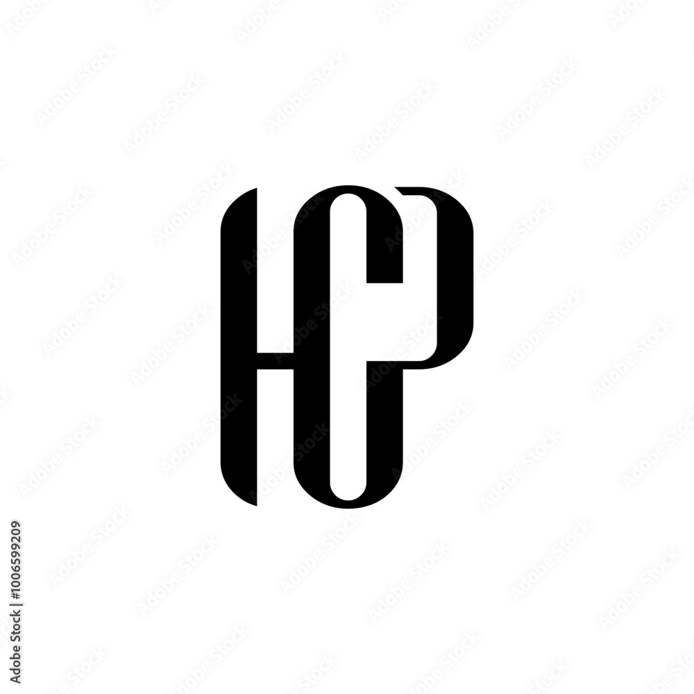 initial three letter hcp logo unique initial three letter hcp logo unique