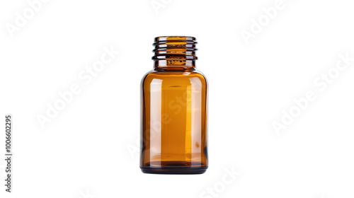 Empty Medicine Bottle isolated on transparent background, PNG