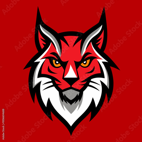 Lynx Mascot Logo Vector Illustration - SVG Files, Cricut Cut Files, Vector Clipart for T-shirt Graphics & Silhouette"