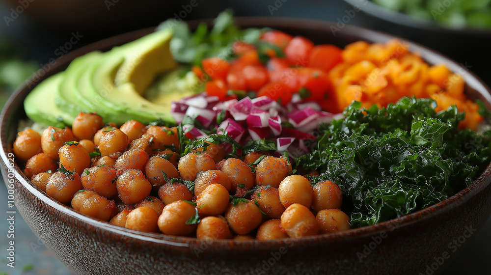 Gourmet Salad Bowl, A health-focused bowl filled with mixed greens, quinoa, nuts, and a drizzle of homemade dressing Gourmet Salad Bowl, A health-focused bowl filled with mixed greens, quinoa, nuts, and a drizzle of homemade dressing