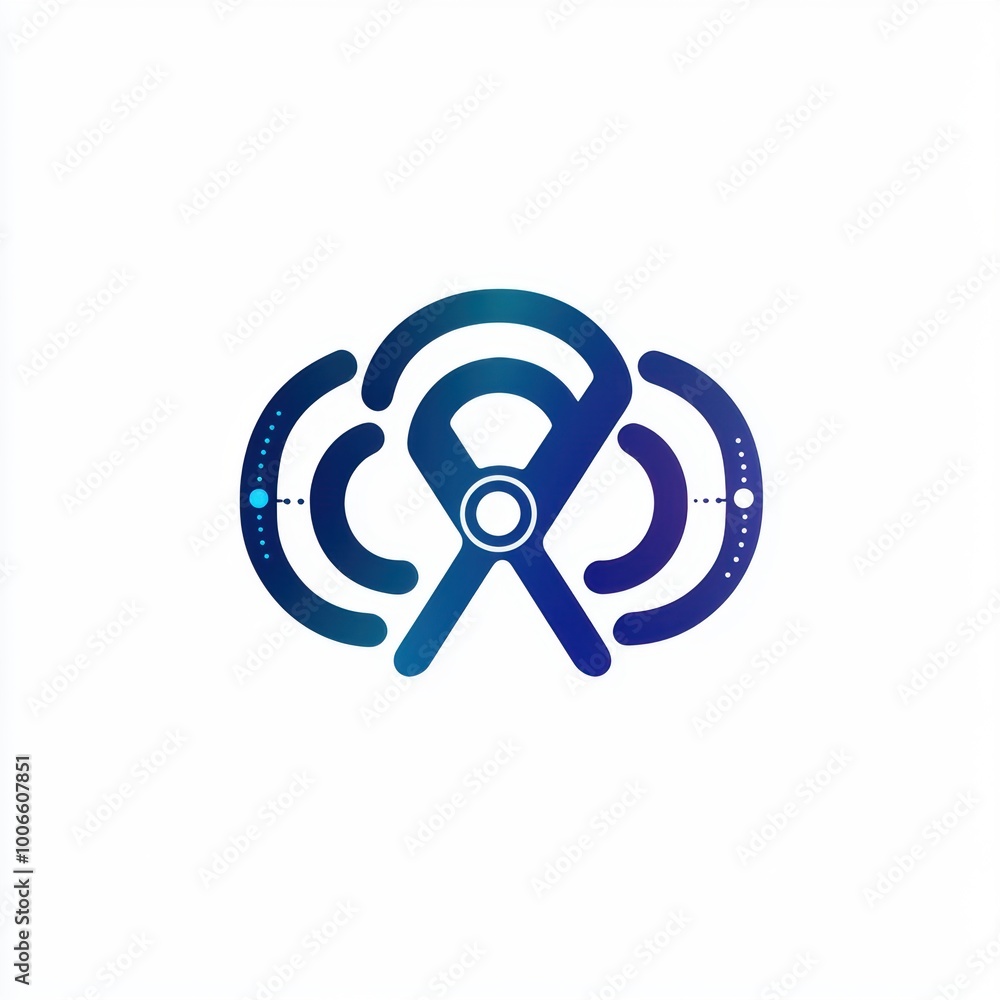 Simple Logo Highlighting the Future of Artificial Intelligence Simple Logo Highlighting the Future of Artificial Intelligence