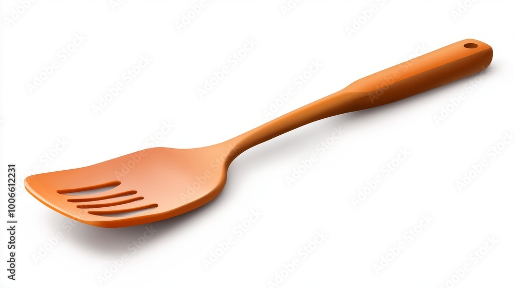 Realistic Spatula on a White Background Realistic Spatula on a White Background