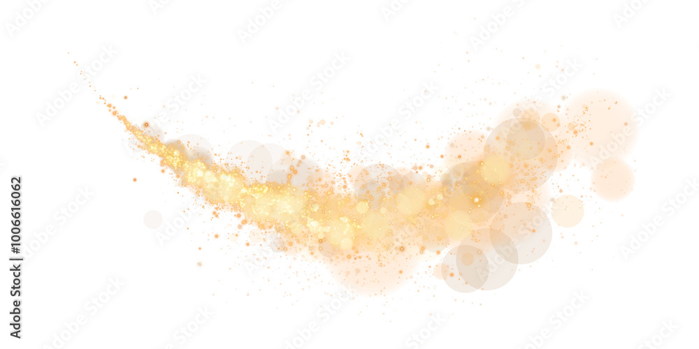 A luminous bokeh that gently shimmers with golden light. Light abstract glowing lights. Glowing bokeh effect isolated. Christmas background made of glowing dust. PNG. A luminous bokeh that gently shimmers with golden light. Light abstract glowing lights. Glowing bokeh effect isolated. Christmas background made of glowing dust. PNG.
