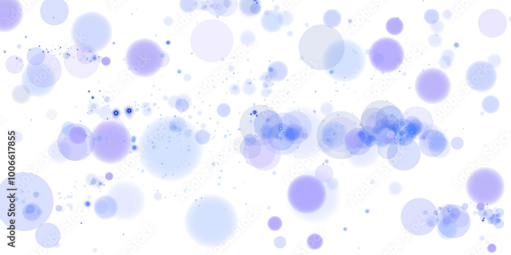 A luminous bokeh that gently shimmers with blue and purple light. Light abstract glowing lights. Glowing bokeh effect isolated. Christmas background made of glowing dust. PNG A luminous bokeh that gently shimmers with blue and purple light. Light abstract glowing lights. Glowing bokeh effect isolated. Christmas background made of glowing dust. PNG
