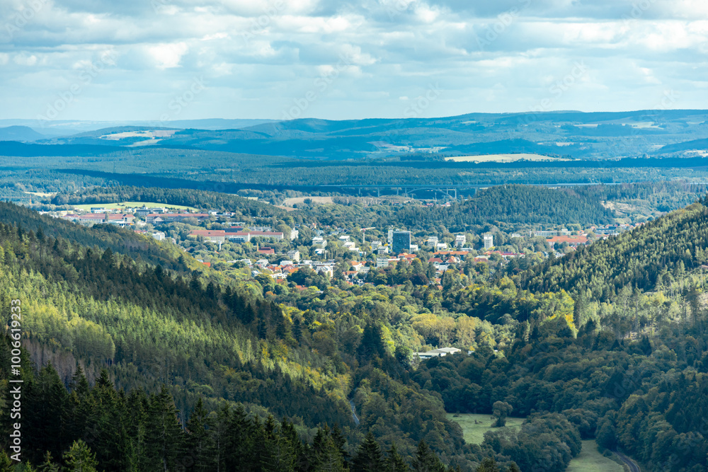 Herbstliche Wanderung durch den wunderschönen Thüringer Wald über den Kickelhahn bei Ilmenau - Thüringen - Deutschland Herbstliche Wanderung durch den wunderschönen Thüringer Wald über den Kickelhahn bei Ilmenau - Thüringen - Deutschland