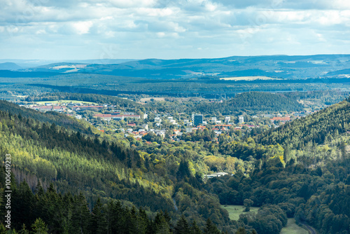 Herbstliche Wanderung durch den wunderschönen Thüringer Wald über den Kickelhahn bei Ilmenau - Thüringen - Deutschland