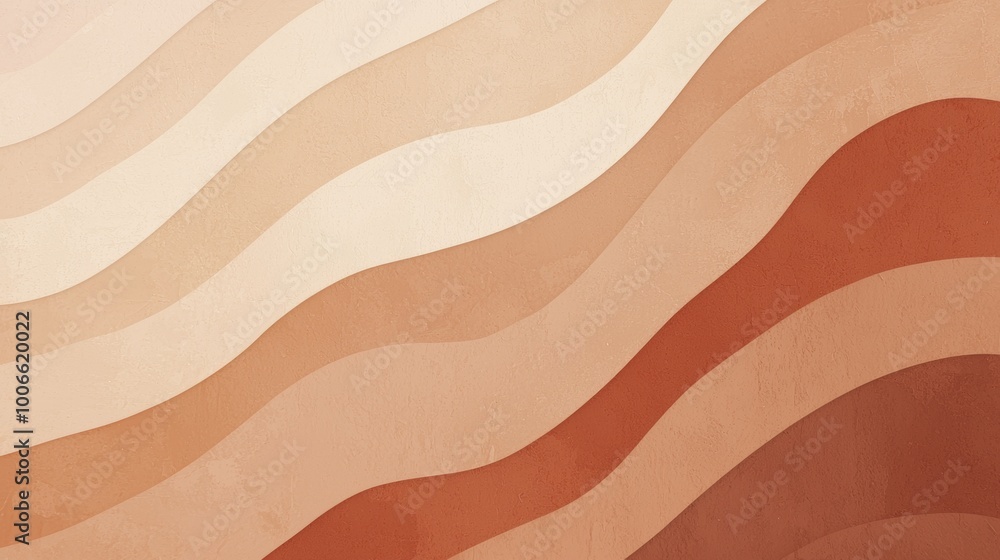 Minimalist abstract background with wavy shapes forming a mountain landscape. Ideal for websites, social media, presentations, posters, invitations, brochures Minimalist abstract background with wavy shapes forming a mountain landscape. Ideal for websites, social media, presentations, posters, invitations, brochures