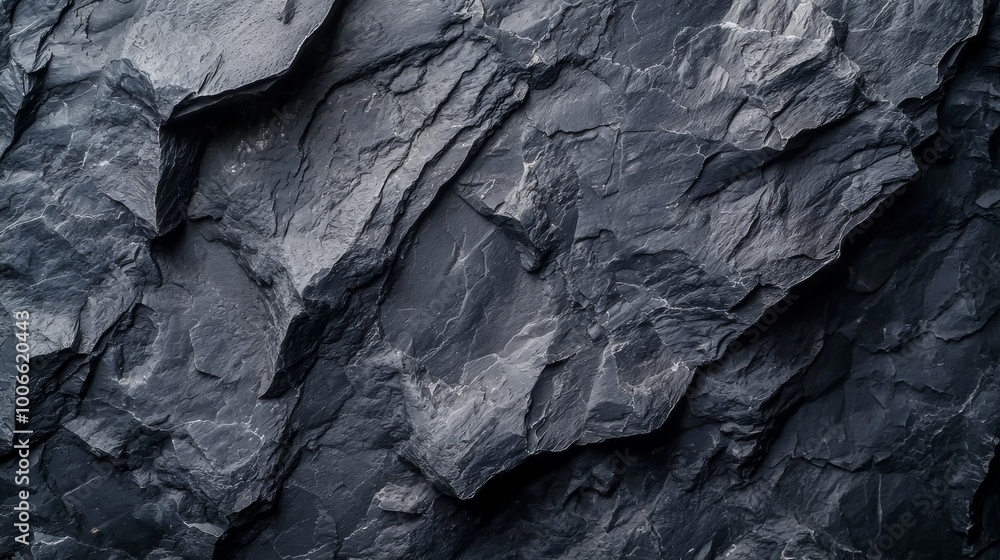 Dark grey black slate texture background with a rough pattern, creating a natural and modern aesthetic for various design applications Dark grey black slate texture background with a rough pattern, creating a natural and modern aesthetic for various design applications