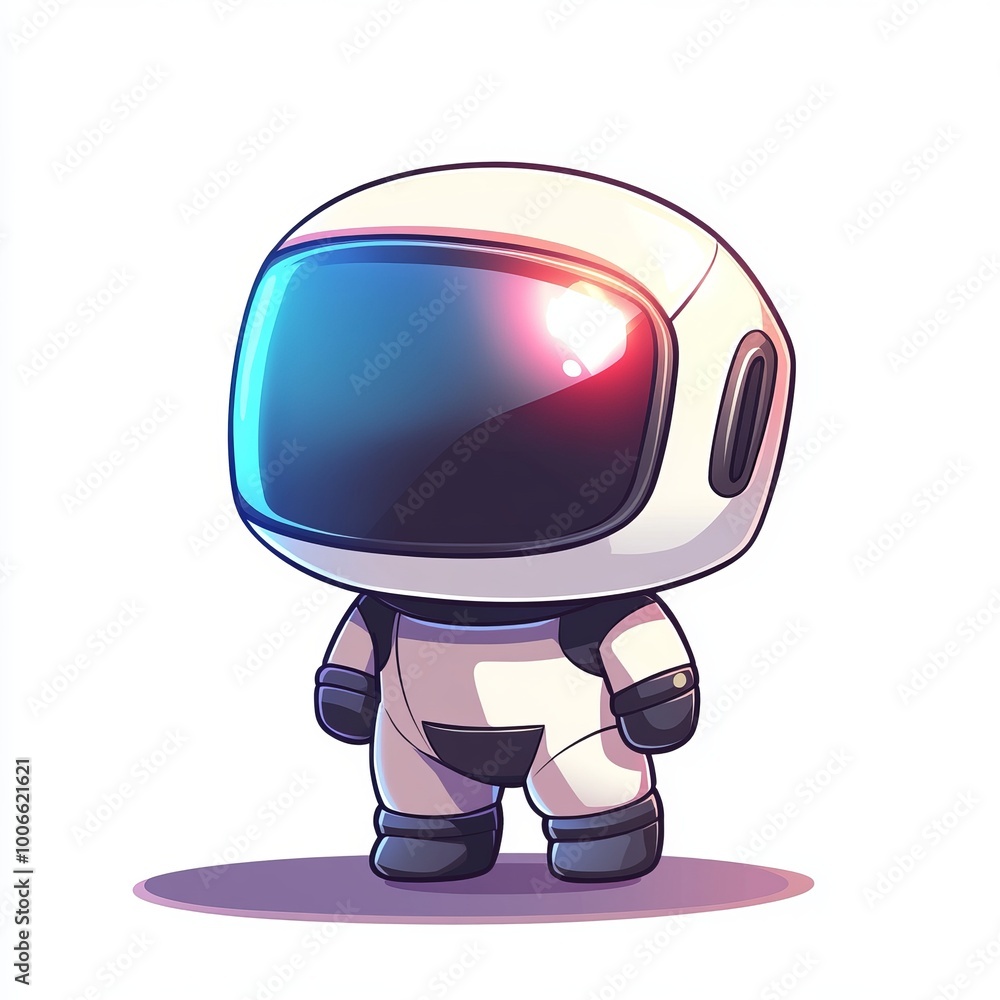 Cute Astronaut Cartoon Illustration - Spaceman Character Design Cute Astronaut Cartoon Illustration - Spaceman Character Design