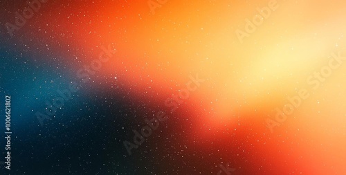 Hyber realistic photo of  Teal orange black color gradient background, grainy texture effect, poster banner landing page backdrop design  , copy space for text, photo