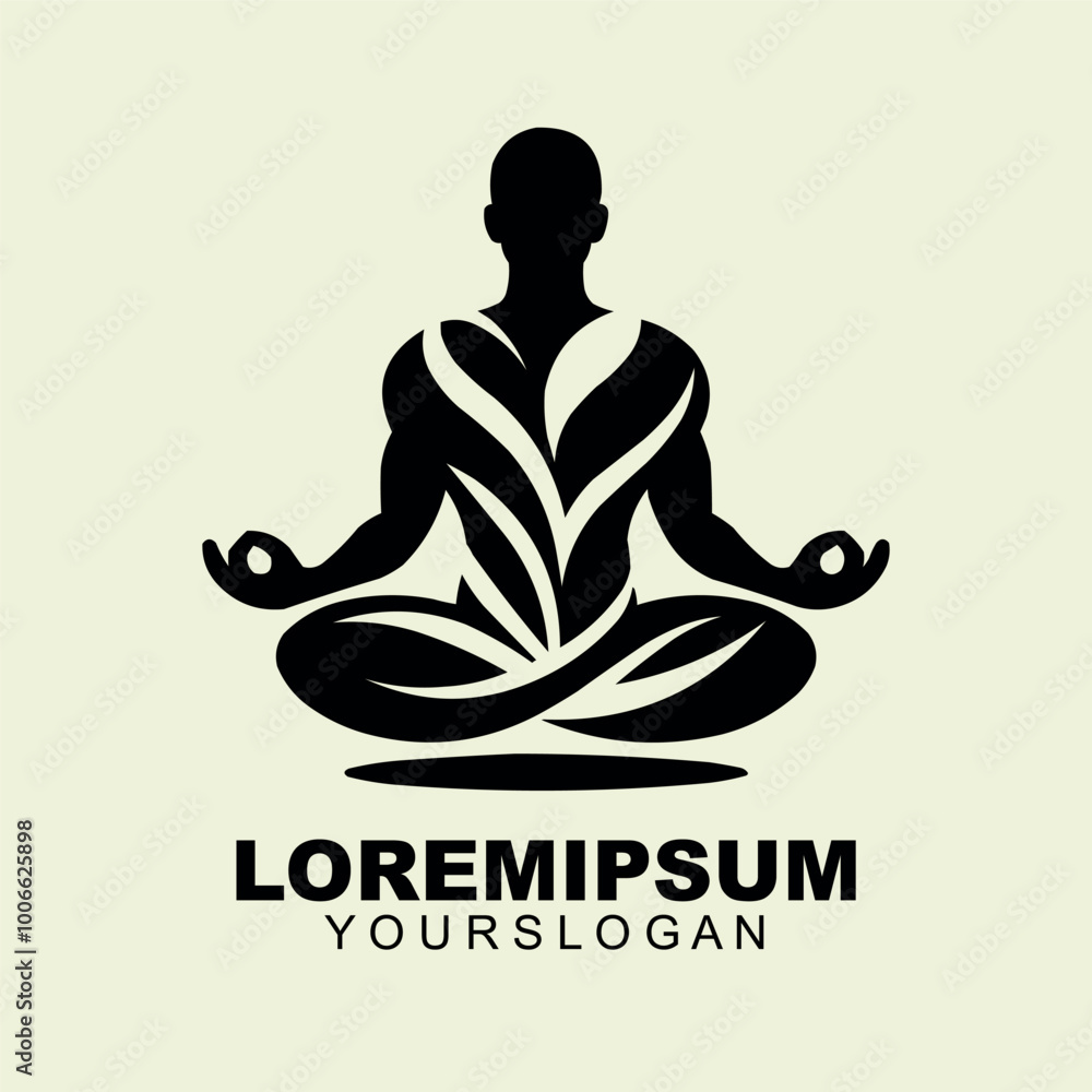 A yoga logo design for brand A yoga logo design for brand