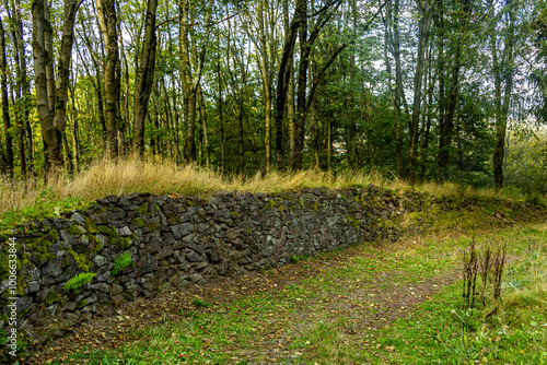 Herbstliche Wanderung durch den wunderschönen Thüringer Wald über den Kickelhahn bei Ilmenau - Thüringen - Deutschland photo