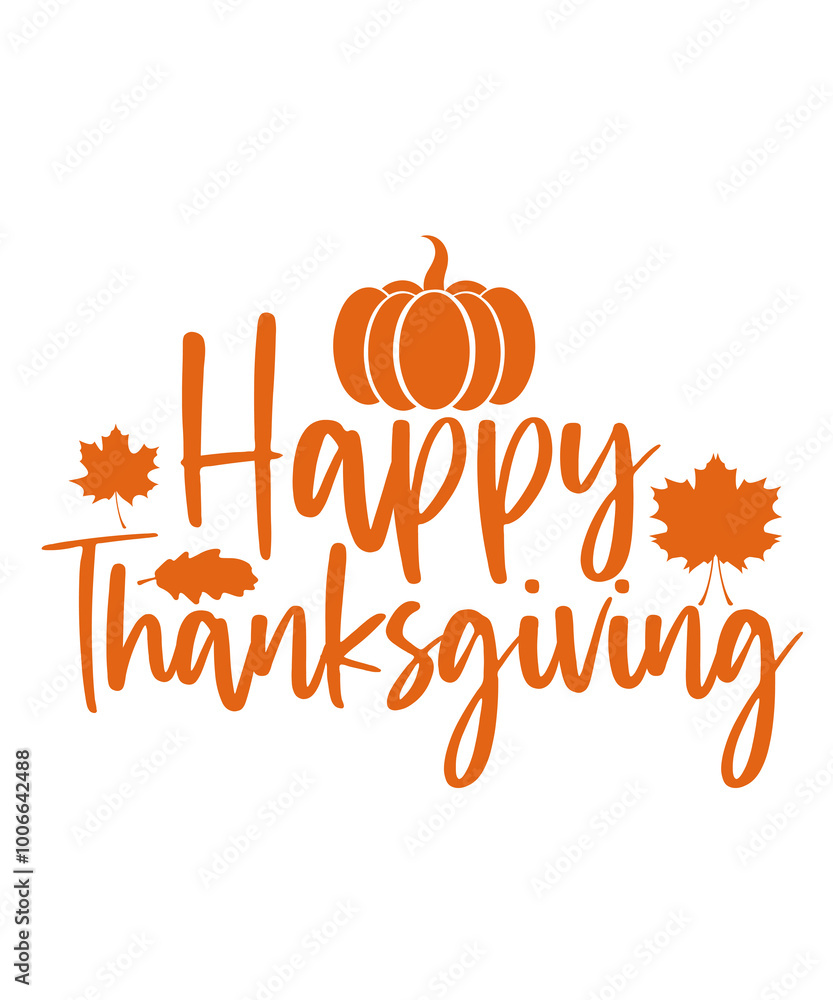 Happy Thanksgiving typography clip art design on plain white transparent isolated background for card, shirt, hoodie, sweatshirt, apparel, card, tag, mug, icon, poster or badge Happy Thanksgiving typography clip art design on plain white transparent isolated background for card, shirt, hoodie, sweatshirt, apparel, card, tag, mug, icon, poster or badge