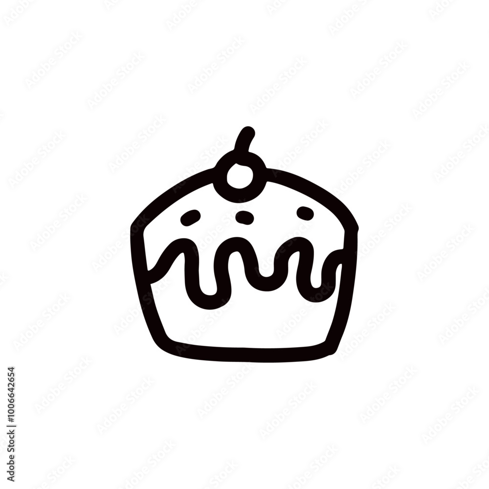 Obraz premium cake icon design vector illustration