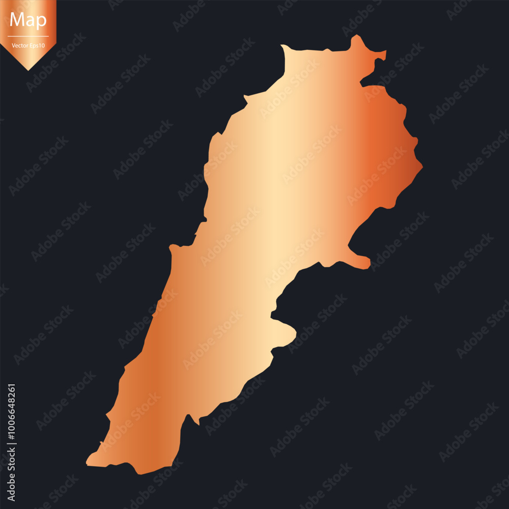 Abstract - High Detailed Copper Map of Lebanon. Vector illustration eps10.
Abstract - High Detailed Copper Map of Lebanon. Vector illustration eps10.