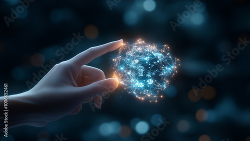 Touching the Digital World, Global Connectivity in Your Hand, data analysis, management, and global communication