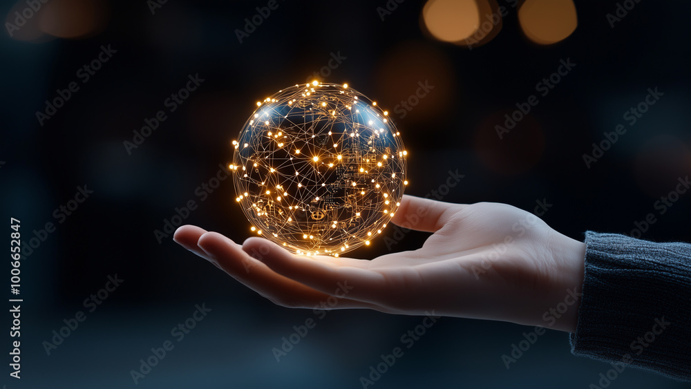 Touching the Digital World, Global Connectivity in Your Hand, data analysis, management, and global communication Touching the Digital World, Global Connectivity in Your Hand, data analysis, management, and global communication