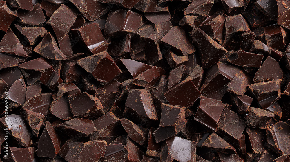 a close-up, top-down view of diced coffee chocolate spread across the entire frame, filling the image with its dark brown color and smooth texture in irregular pieces a close-up, top-down view of diced coffee chocolate spread across the entire frame, filling the image with its dark brown color and smooth texture in irregular pieces