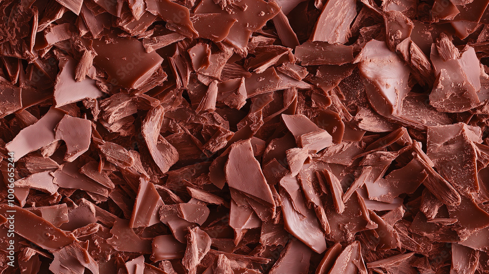 a close-up, top-down view of shredded milk chocolate spread across the entire frame, filling the image with its creamy brown color and smooth texture in thin, irregular shreds a close-up, top-down view of shredded milk chocolate spread across the entire frame, filling the image with its creamy brown color and smooth texture in thin, irregular shreds