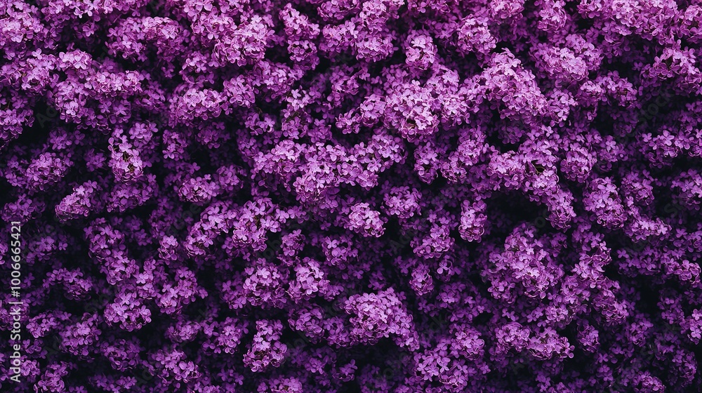 Vibrant Purple Flowers in Full Bloom Vibrant Purple Flowers in Full Bloom