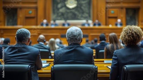 Lawmakers Debating Anti-Corruption Measures in Parliament Setting photo