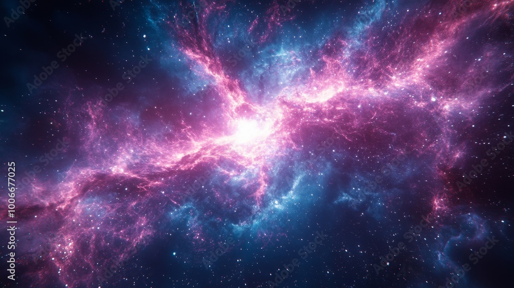 Naklejka premium Cosmic Nebula.