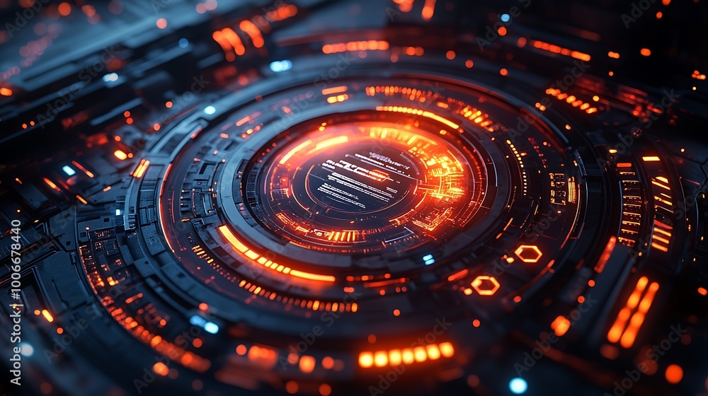 Abstract Futuristic Technology Circuit Board Background Abstract Futuristic Technology Circuit Board Background