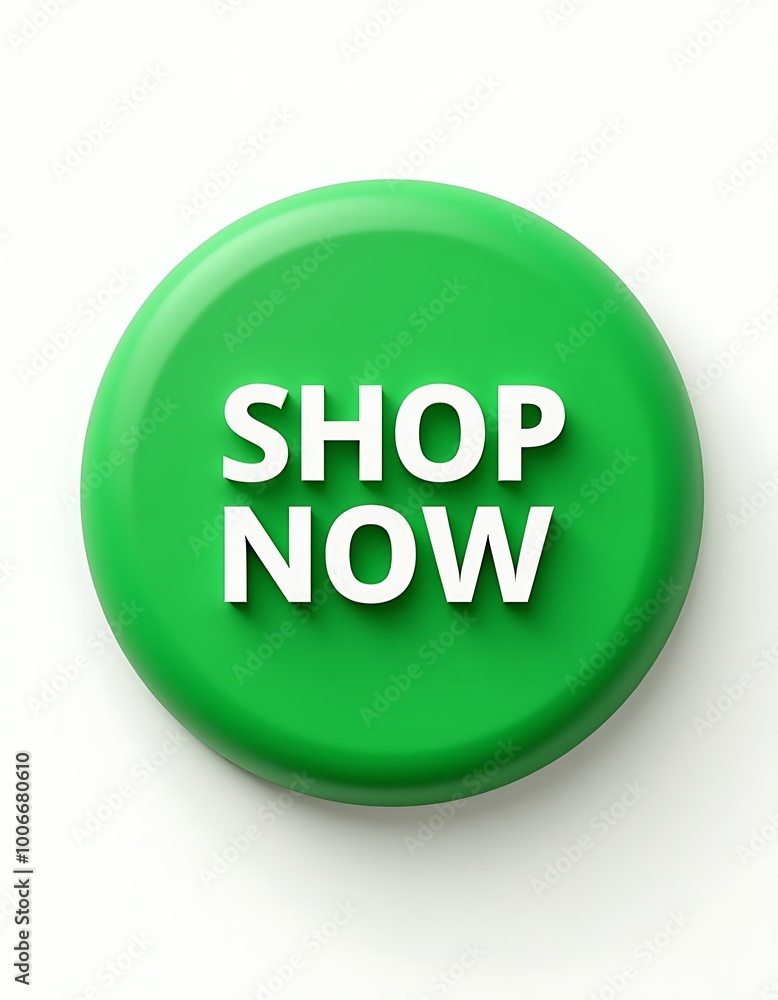 3d green round button with 'SHOP NOW' white text isolated on white background 3d green round button with 'SHOP NOW' white text isolated on white background