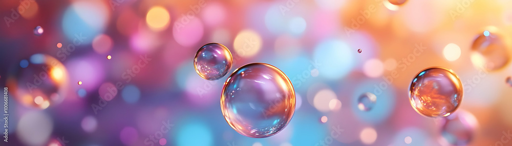 Soft Focus Abstract Background with Floating Holographic Marketing Symbols for Promotional Banners and Advertisements Soft Focus Abstract Background with Floating Holographic Marketing Symbols for Promotional Banners and Advertisements