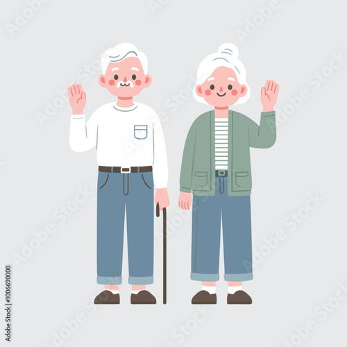 Vector grandparents