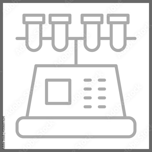 PCR Machine Icon Design