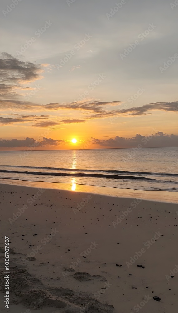 Fototapeta premium Relaxing Beach Sunset