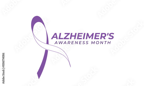 Alzheimer's awareness month. background, banner, card, poster, template. Vector illustration.