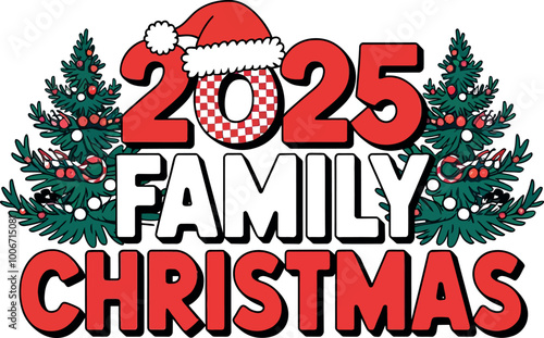 Christmas family 2025 T-Shirt Design