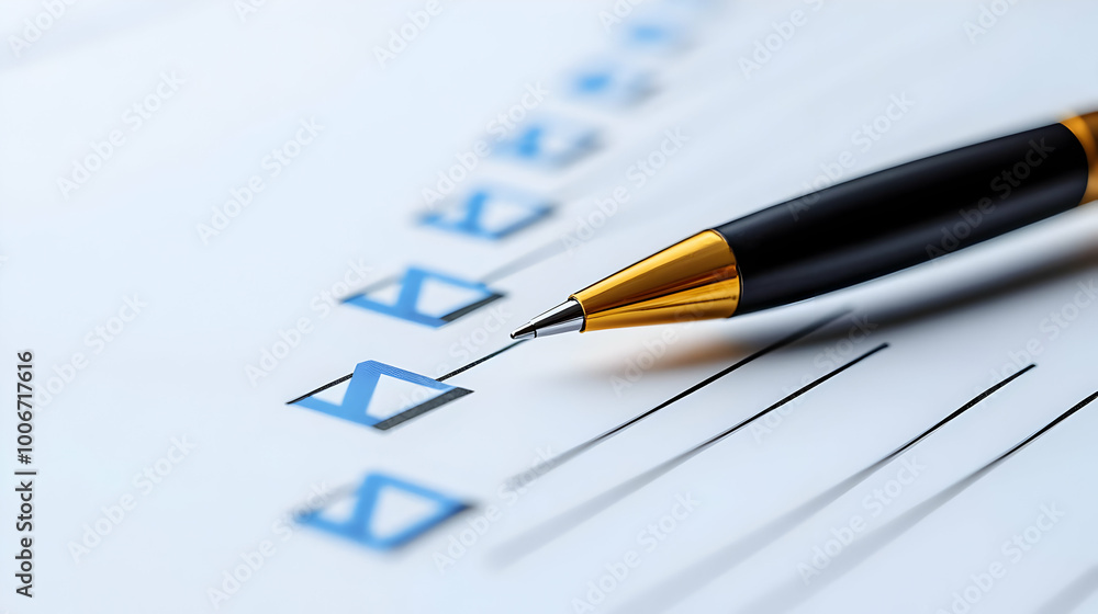 3D Compliance Auditing Checklist with Pen Icons Vector Illustration for Business Verification and Infographics - Isolated on White Background 3D Compliance Auditing Checklist with Pen Icons Vector Illustration for Business Verification and Infographics - Isolated on White Background