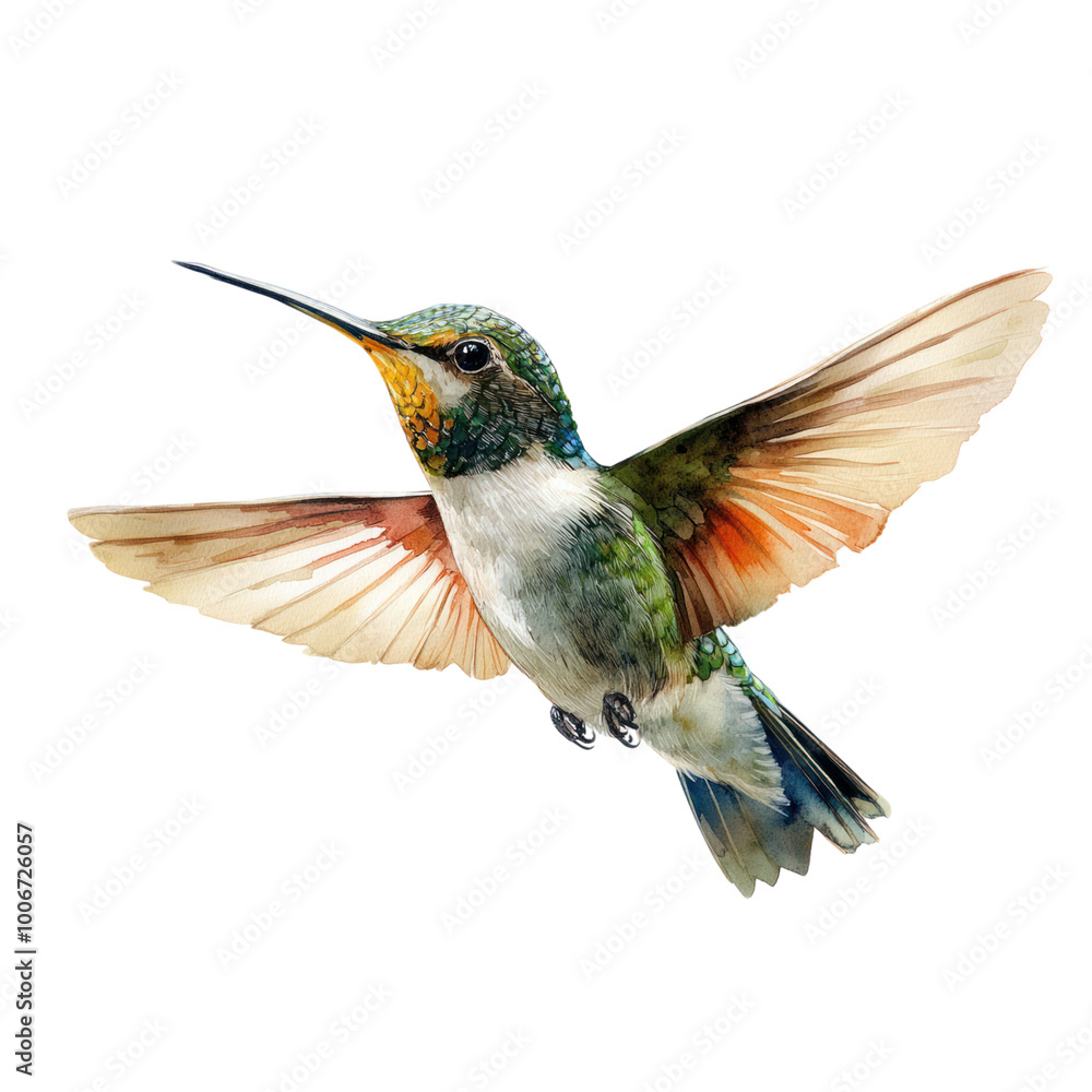 Fototapeta premium Hummingbird in Flight
