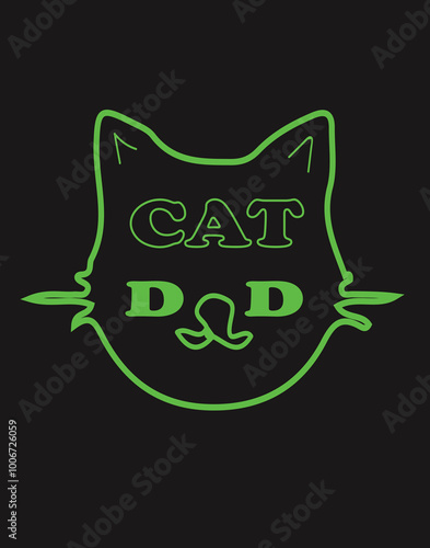 Pet t shirt design. Cat t shirt.