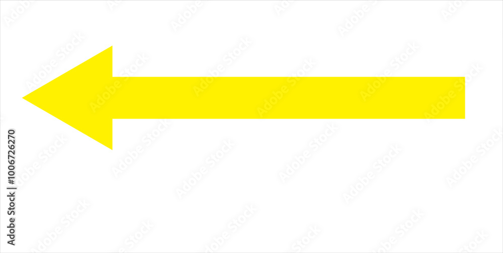 Straight long arrow, left thin line, black cursor, horizontal element, thick pointer vector icon isolated on white background. Simple illustration Straight long arrow, left thin line, black cursor, horizontal element, thick pointer vector icon isolated on white background. Simple illustration