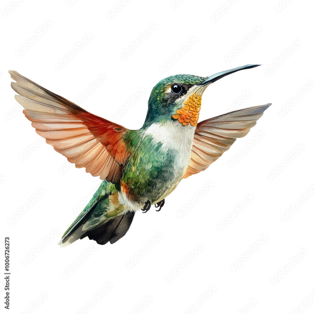 Fototapeta premium Hummingbird in Flight