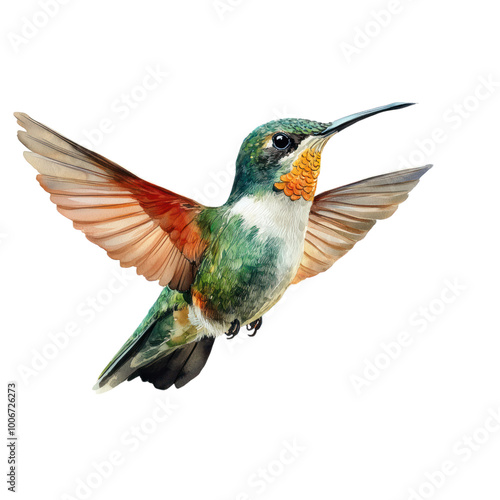 Hummingbird in Flight