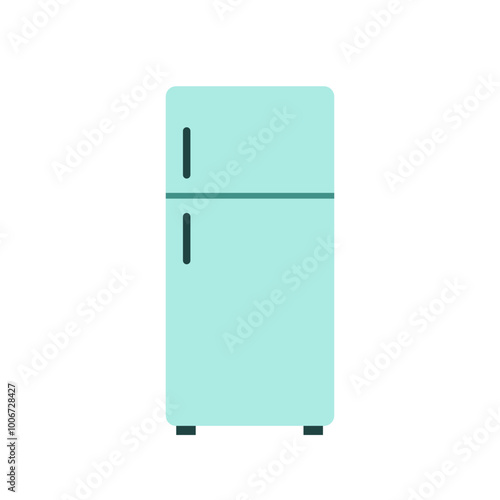 fridge isolated on white